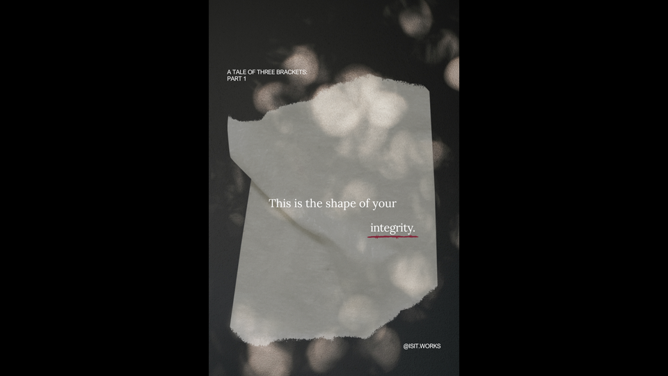 A Tale of Three Brackets: Part 1